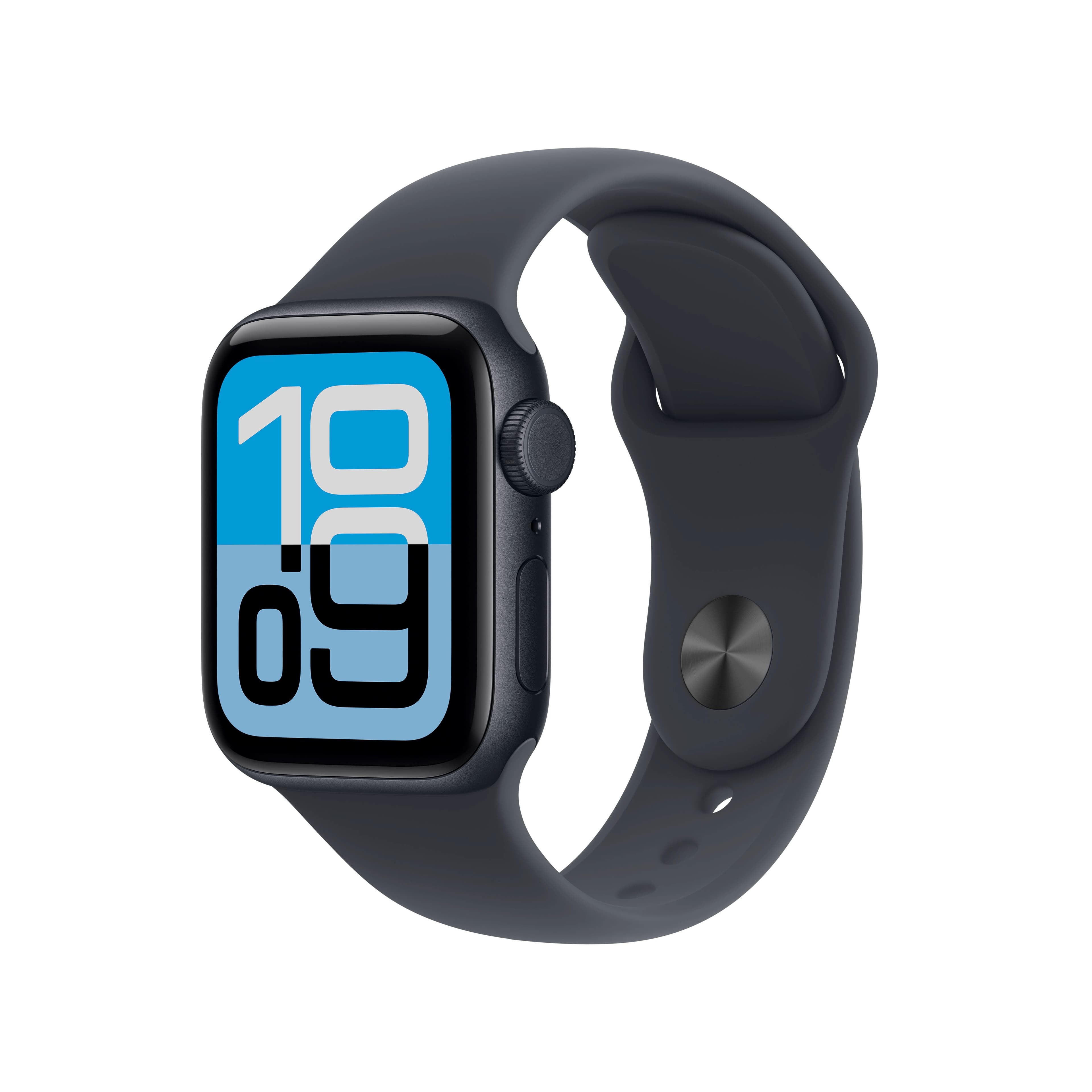 애플워치 SE 3 셀룰러 40mm 미드나이트 알루미늄, 미드나이트 스포츠 밴드 (S/M) (MEP94KH/A)