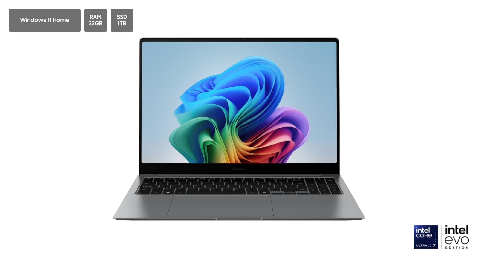 갤럭시 북5 Pro 35.6 cm Ultra 7 32GB 1TB 그레이 (NT940XHA-KD72G)